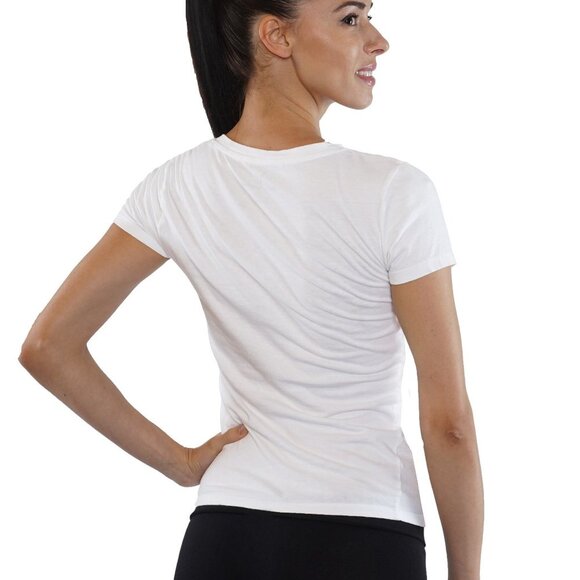 Cotton Slim Fit T-shirts V- neck short sleev - Picture 2 of 5